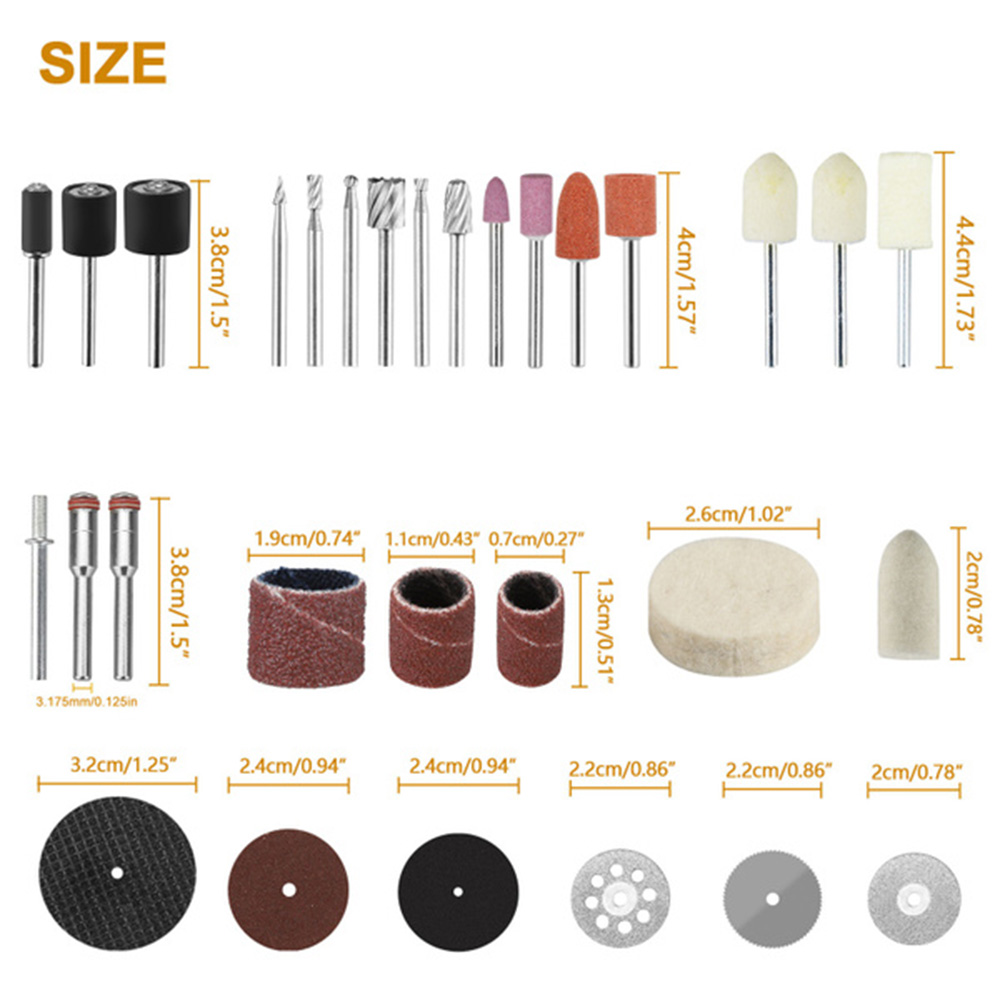 Juego de accesorios de herrami - Cordless Rotary Tool Kit Accessories reseña y precio