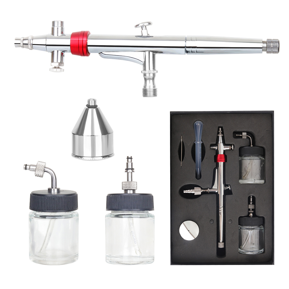 Aerógrafo Rotatorio de Doble A - Airbrush Kit With Mini Compressor reseña y precio