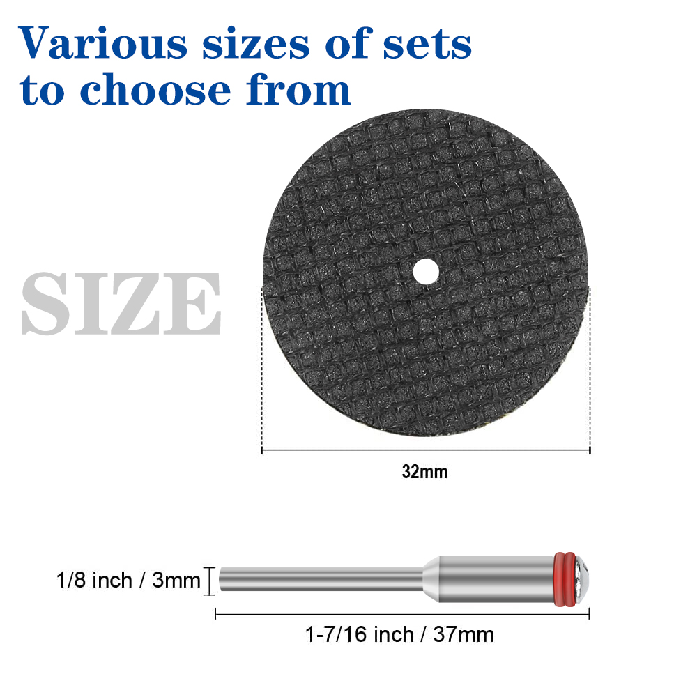XCAN-Juego de discos de corte  - Cordless Rotary Tool Kit Accessories reseña y precio