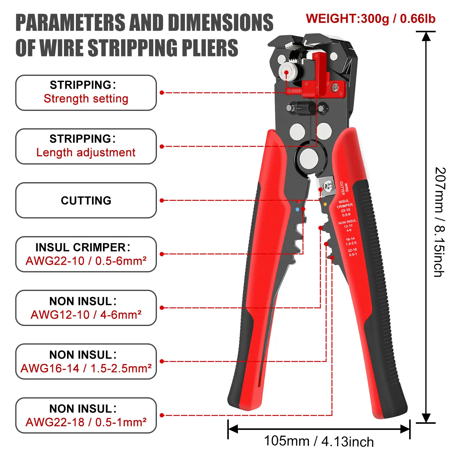 Pelacables autoregulable HS-D1 - Automatic Wire Stripper Cutter reseña y precio